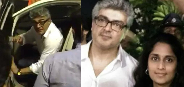 Ajith and Shalini pay respects to Jayalalithaa and Cho Ramaswamy