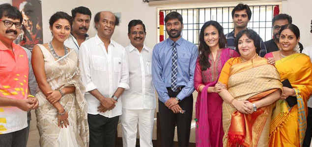 VIP2 begins with Rajinikanths blessings