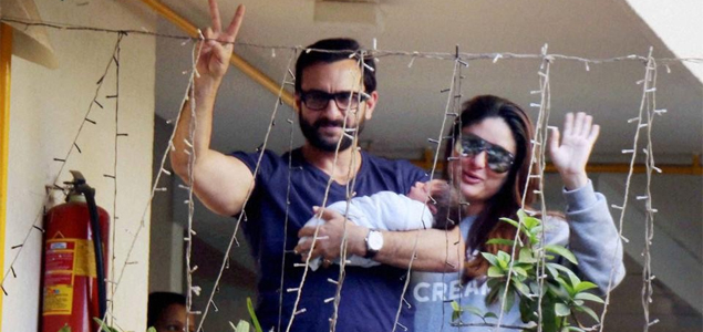 Kareena returns home with her newborn