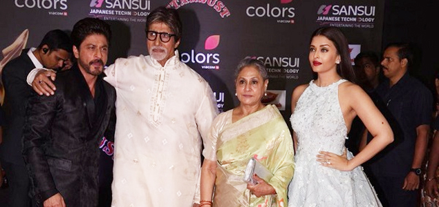 Amitabh, Aishwarya, SRK honoured at Stardust Awards 