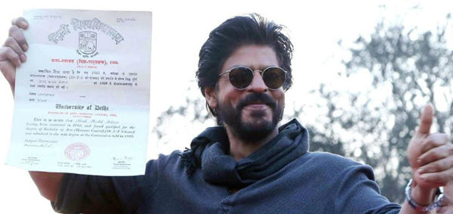 Shah Rukh Khan gets his college degree after 28 years