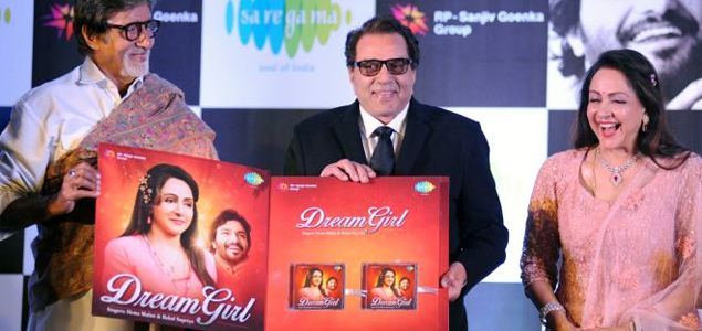 Sholay revisited at Hema Malinis music album release