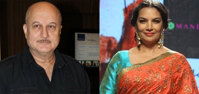 I stand with Anupam Kher: Shabana Azmi