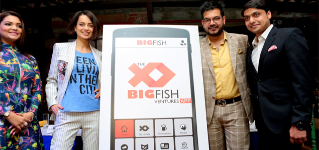 Kangana launches Big Fish Ventures table reservation app