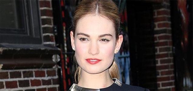 Lily James dances like men
