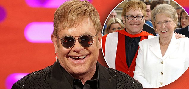 Elton John ends eight year feud with mother