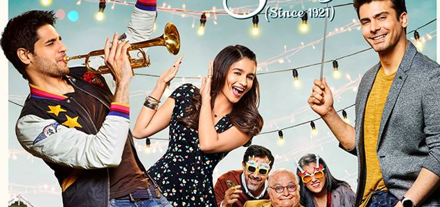 Kapoor & Sons poster shows revelry among Alia, Fawad, Sidharth