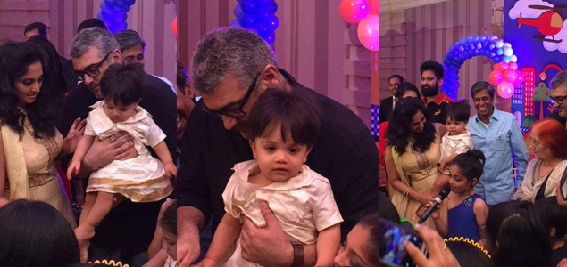 Ajith fans celebrate his son Aadviks 1st birthday