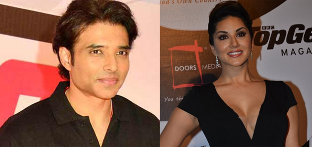 Uday Chopra, Sunny leone in plank off competition
