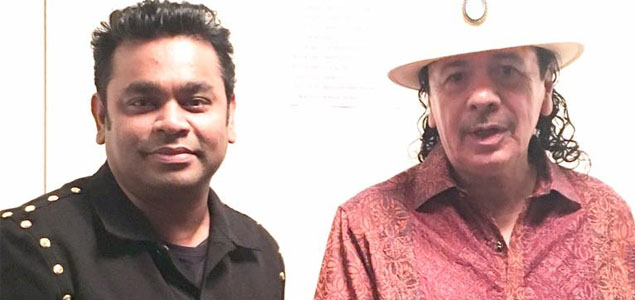 A.R. Rahman performed with Carlos Santana