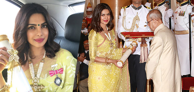 Priyanka Chopra receives Padma Shri 