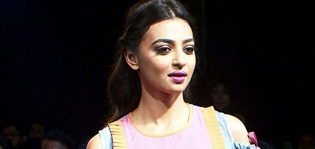 Nervous Radhika Apte makes fashion runway debut