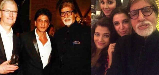 Dinner at SRKs home for Apple CEO a starry affair