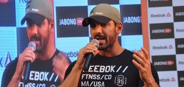 John Abraham holds fitness masterclass