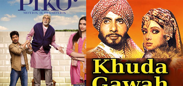 Big Bs Piku clocks one year, Khuda Gawah 28 years 