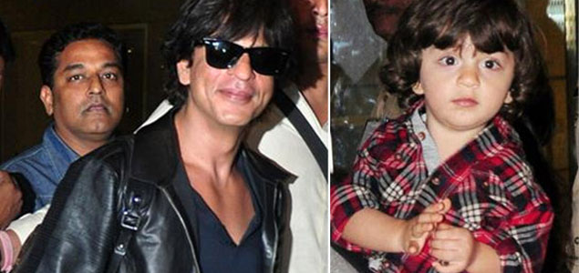 Shah Rukh Khan celebrates AbRams birthday on plane