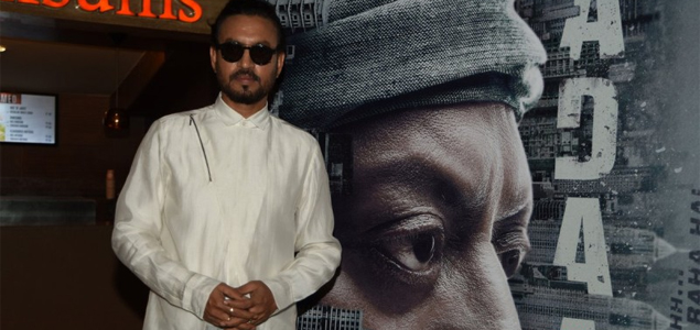 Irrfan Khan shoots for Chidiya Ghar to promote his Madaari