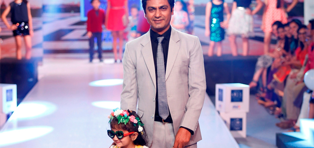 Nawazuddin Siddiqui walks the ramp for kids fashion show
