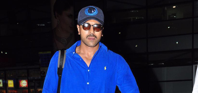 Ram Charan spotted at Hyderabad Airport