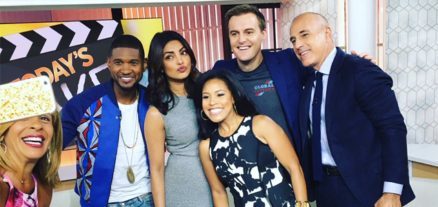 Priyanka Chopra to join Usher, Hugh Evans on Today Show 