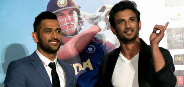 When Sushant had fan moment with Dhoni 