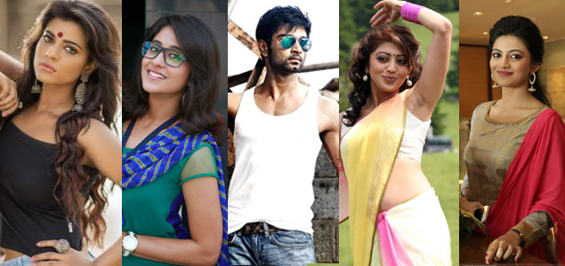 Atharvaa gets four heroines