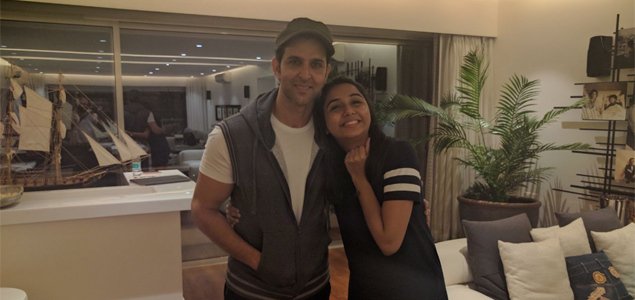 Hrithik Roshan meets online sensation Prajakta Koli