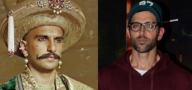 Ranveers act in Bajirao Mastani stirred me: Hrithik 