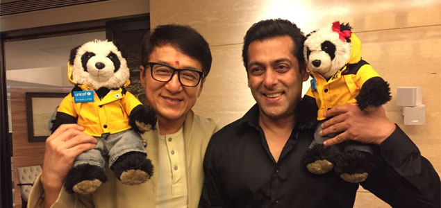 Jackie Chan meets Salman Khan