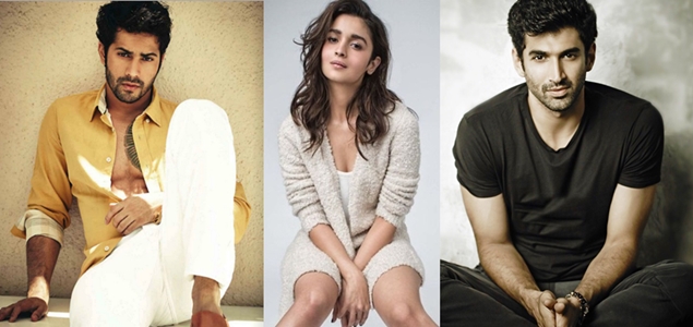 Alia Bhatt, Varun Dhawan & Aditya Roy Kapoor will be seen in a love triangle in Shiddat