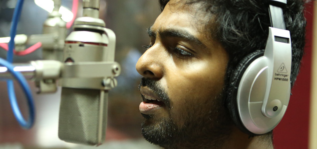 V Prakash sings under Ilayarajas music for Naachiyaar