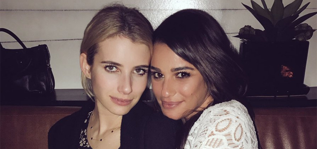 Emma Roberts is Lea Michele s best friend nowrunning