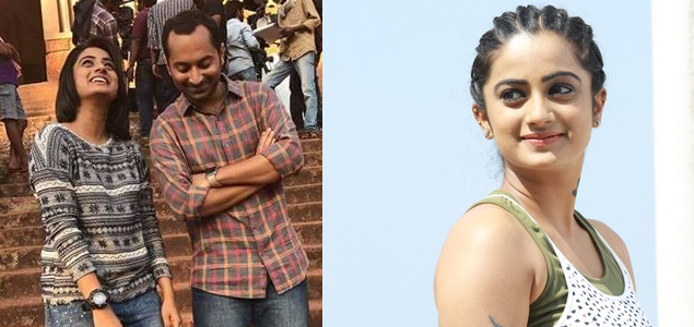 Namitha Pramod and Fahad Fazil as college students