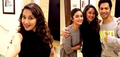 Madhuri teaches Alia, Varun 'Tamma tamma' moves 