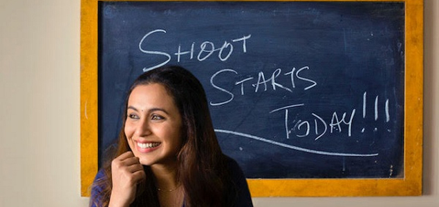 Rani Mukerji begins shoot for comeback movie Hichki 