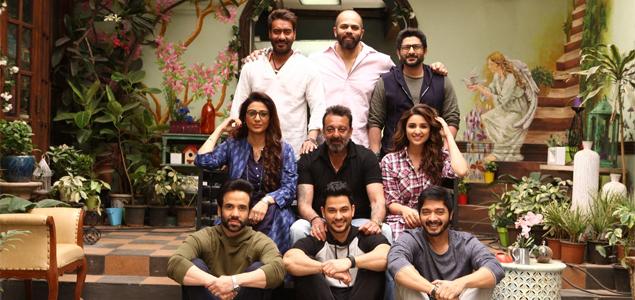 Sanjay Dutt visits Golmaal Again set  