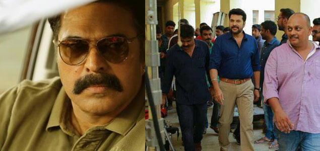 Mammootty as Eddie; shoot in progress