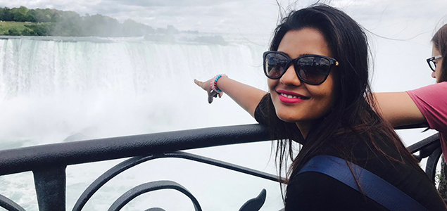 Aishwarya Rajessh finally visits Niagara falls!