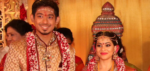 Vishals sister Aishwarya gets married