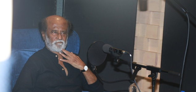 Superstar Rajinikanth begins dubbing for Kaala