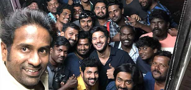 Gautham Menon unveils the logo of Dulquer Salmaans 25th film