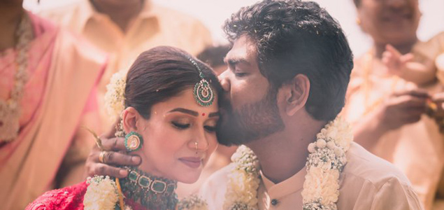 Vignesh shares wedding pic with Nayanthara