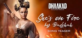 Shes On Fire Song Teaser Dhaakad