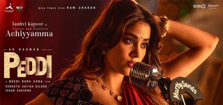 Janhvi Kapoor as Achiyyamma in Peddi